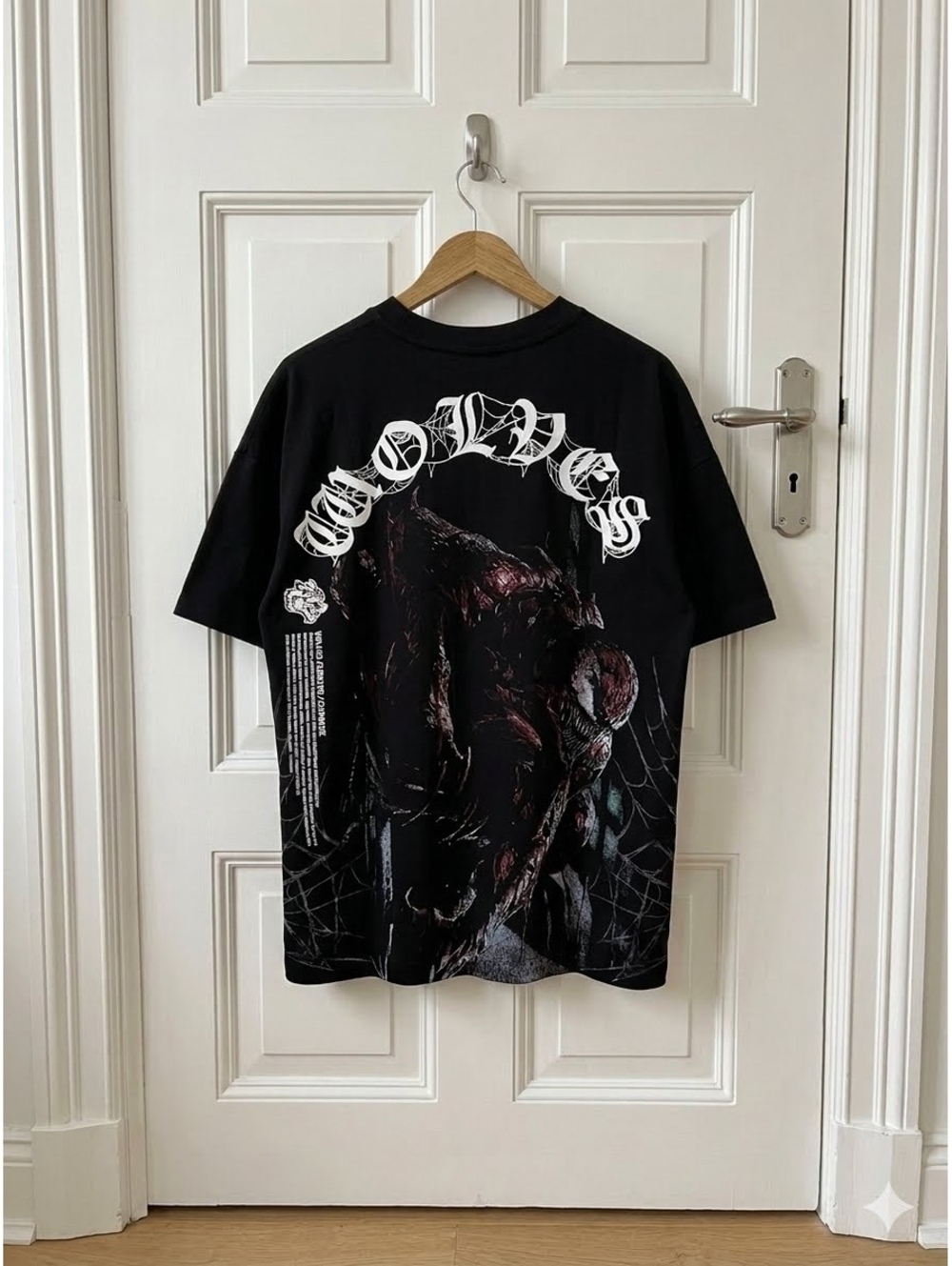 Darc Sport x Carnage Forever Premium OS Tee in Black. Medium